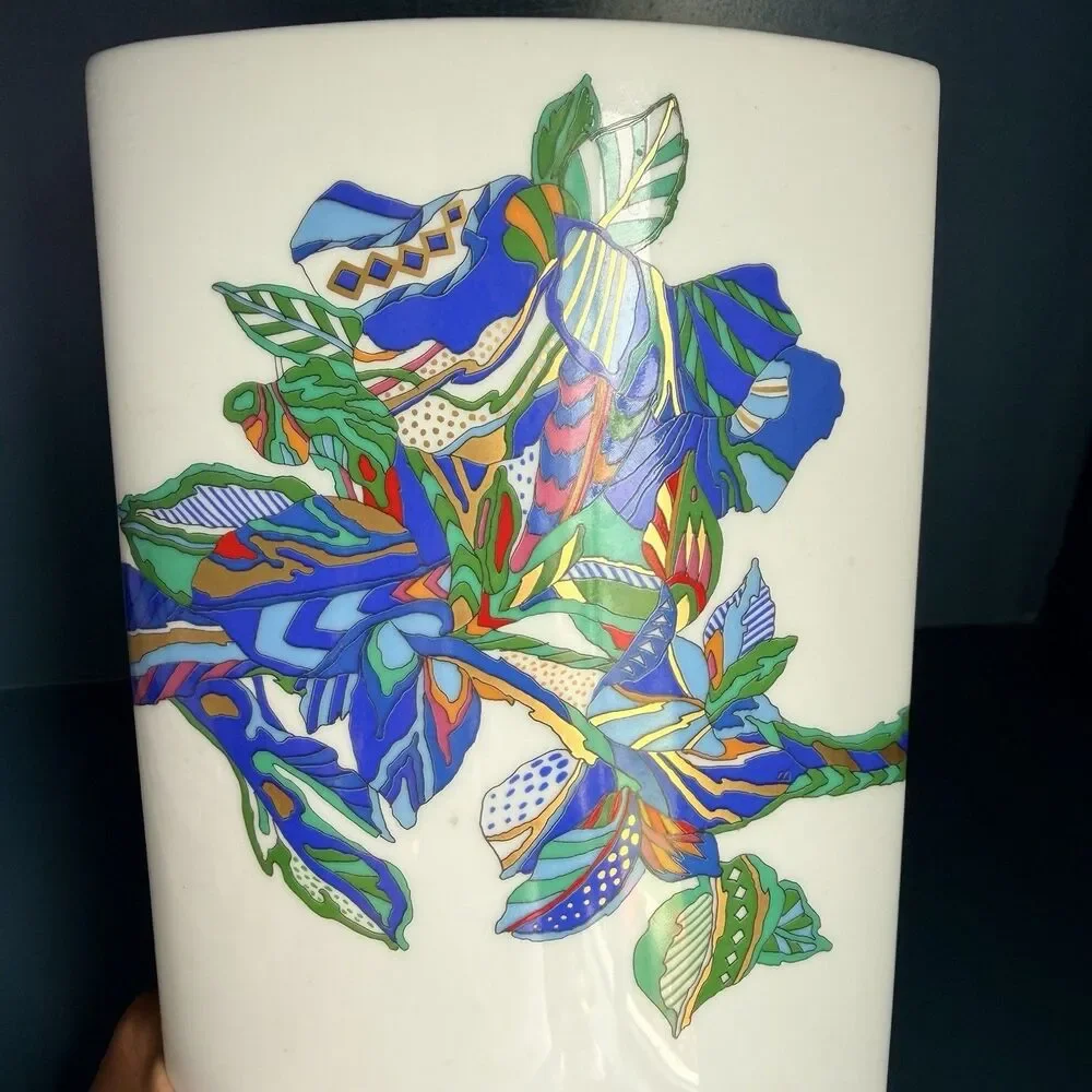 Rosenthal Porcelain Vase German Pillow Michael Boehm Brigette Doege 11.25